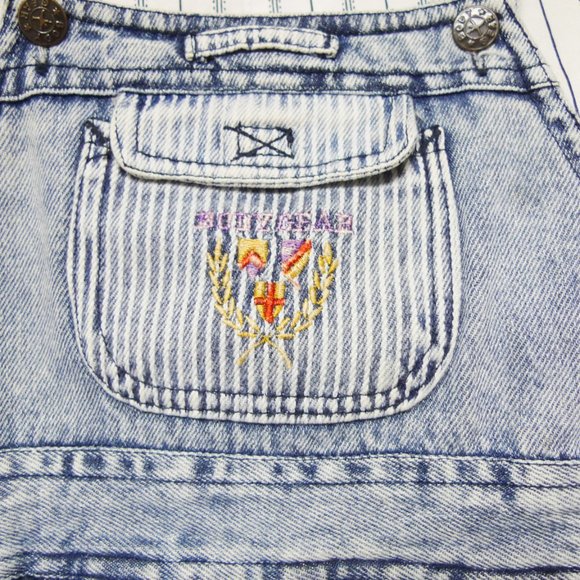 VTG 80s Body Gear 2-pc acid wash short overall - Picture 2 of 4